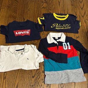 Lot of 4  boy shirts